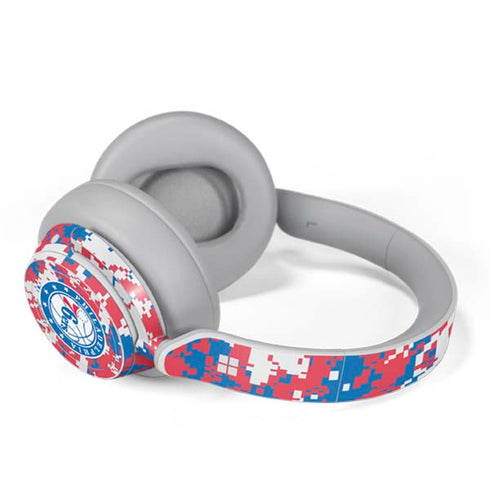 NBA Philadelphia 76ers Red Digi Camo Surface Headphones Skin