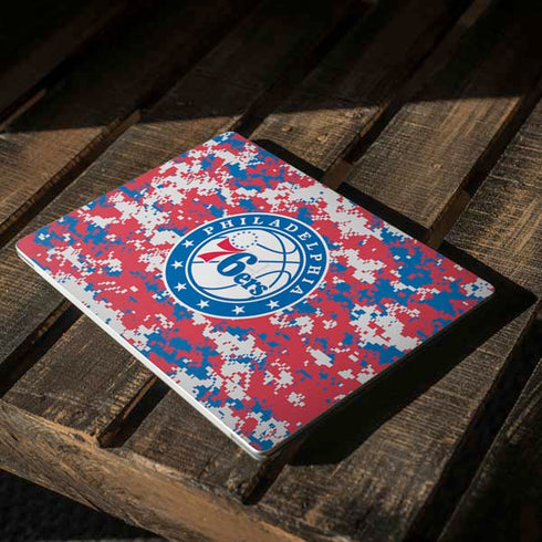 NBA Philadelphia 76ers Red Digi Camo Surface Laptop 2 Skin