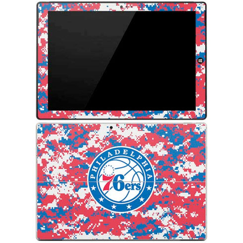 NBA Philadelphia 76ers Red Digi Camo Surface Pro 3 Skin