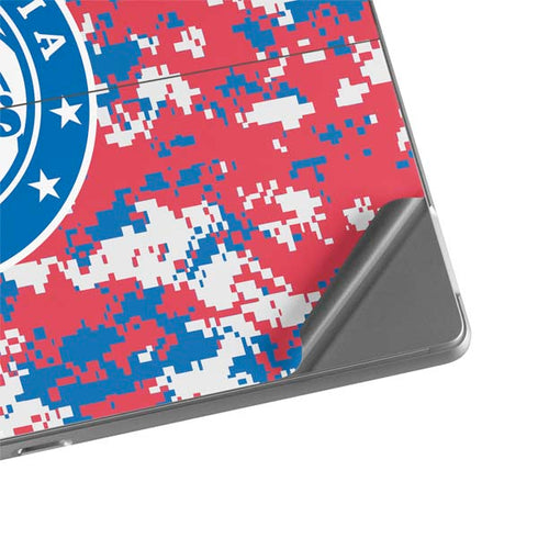 NBA Philadelphia 76ers Red Digi Camo Surface Pro 8 Skin