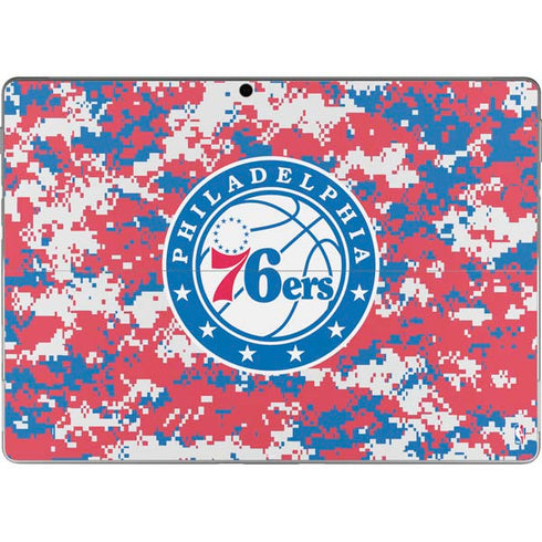 NBA Philadelphia 76ers Red Digi Camo Surface Pro 9 Skin