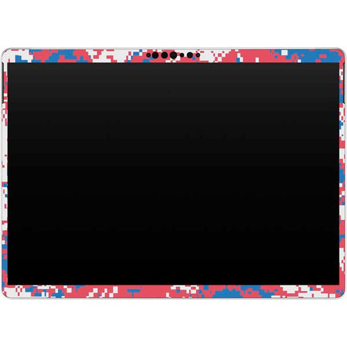NBA Philadelphia 76ers Red Digi Camo Surface Pro 9 Skin