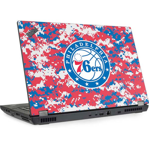 NBA Philadelphia 76ers Red Digi Camo Lenovo ThinkPad Skin