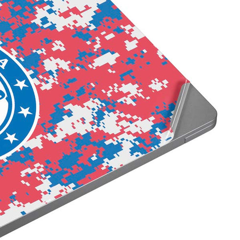 NBA Philadelphia 76ers Red Digi Camo Universal Laptop 13in (10.6 x 7.6in) Skin