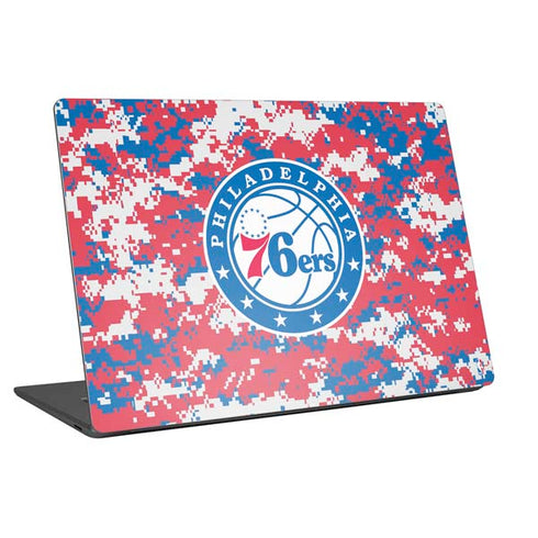 NBA Philadelphia 76ers Red Digi Camo Universal Laptop 14in (11.4 x 8.2in) Skin