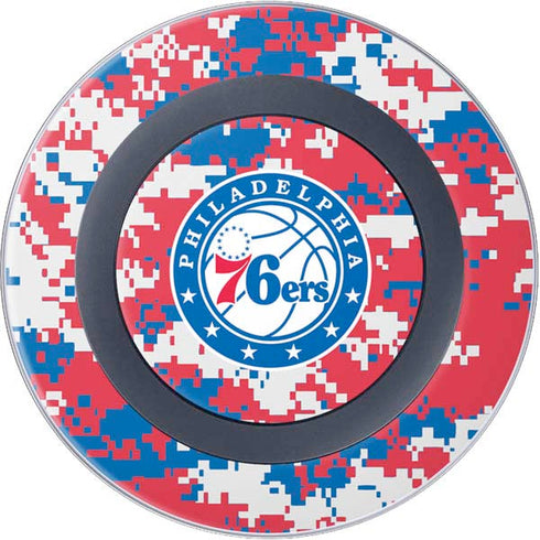 NBA Philadelphia 76ers Red Digi Camo Wireless Charger Skin