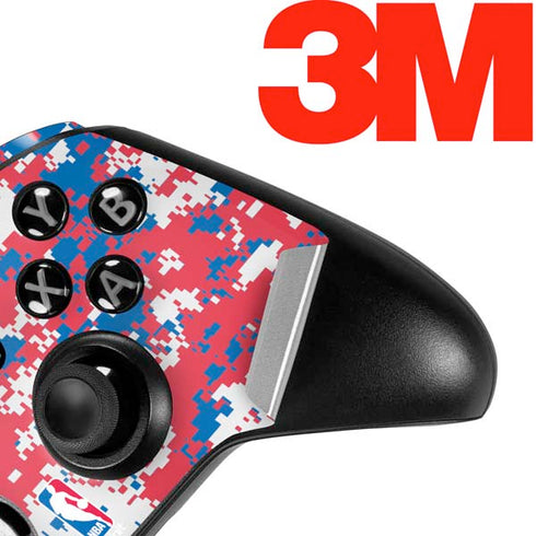 NBA Philadelphia 76ers Red Digi Camo Xbox One Elite Controller Skin