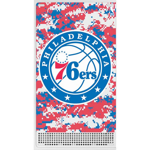 NBA Philadelphia 76ers Red Digi Camo Xbox Series S Bundle Skin