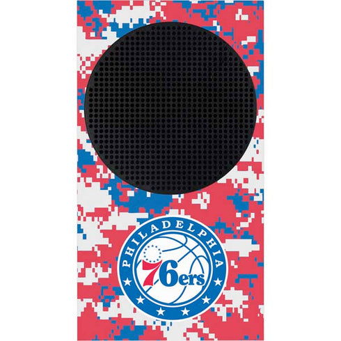 NBA Philadelphia 76ers Red Digi Camo Xbox Series S Console Skin