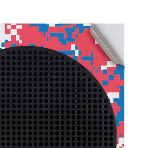NBA Philadelphia 76ers Red Digi Camo Xbox Series S Console Skin