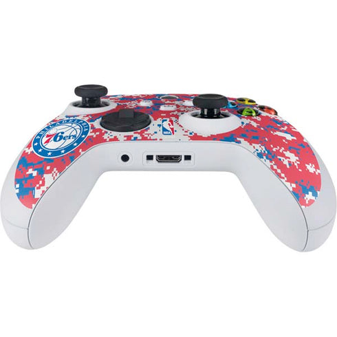 NBA Philadelphia 76ers Red Digi Camo Xbox Series S Controller Skin