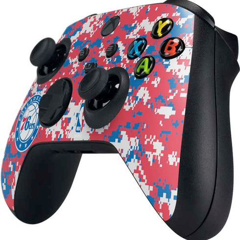 NBA Philadelphia 76ers Red Digi Camo Xbox Series X Controller Skin