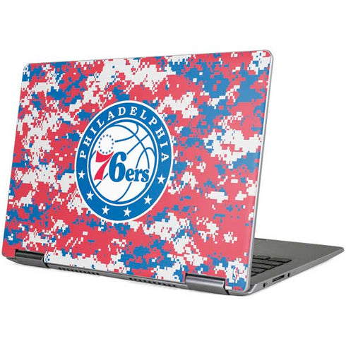 NBA Philadelphia 76ers Red Digi Camo Yoga 710 14in Skin