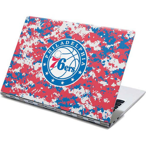 NBA Philadelphia 76ers Red Digi Camo Yoga 910 2-in-1 14in Touch-Screen Skin