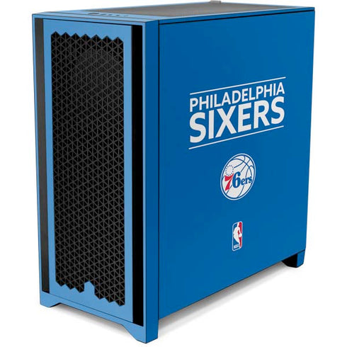 NBA Philadelphia 76ers Standard - Blue Corsair 4000D Tempered Glass Mid-Tower ATX Case Skin
