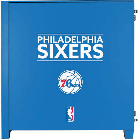 NBA Philadelphia 76ers Standard - Blue Corsair 4000D Tempered Glass Mid-Tower ATX Case Skin