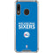 NBA Philadelphia 76ers Standard - Blue Galaxy A30 Clear Case