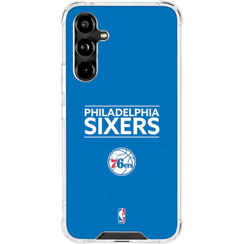NBA Philadelphia 76ers Standard - Blue Galaxy A54 5G Clear Case