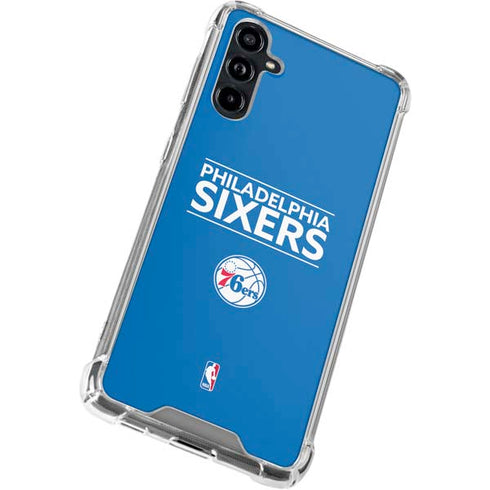 NBA Philadelphia 76ers Standard - Blue Galaxy A54 5G Clear Case