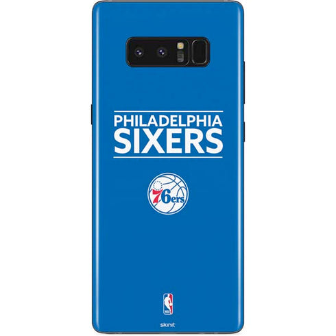 NBA Philadelphia 76ers Standard - Blue Galaxy Note 8 Skin
