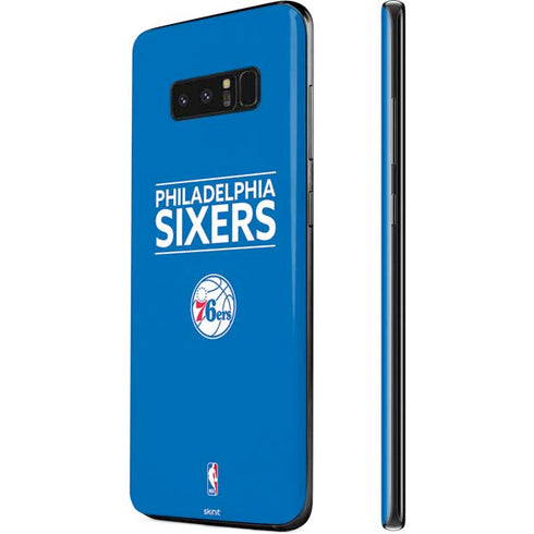 NBA Philadelphia 76ers Standard - Blue Galaxy Note 8 Skin