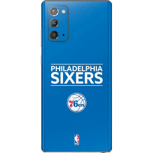 NBA Philadelphia 76ers Standard - Blue Galaxy Note20 5G Skin