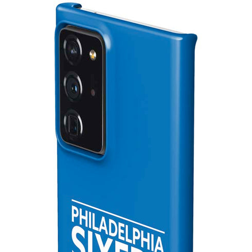 NBA Philadelphia 76ers Standard - Blue Galaxy Note20 Ultra 5G Lite Case
