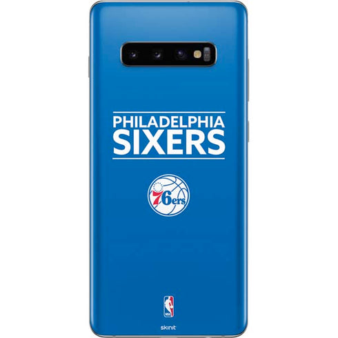 NBA Philadelphia 76ers Standard - Blue Galaxy S10 Plus Skin