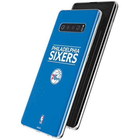 NBA Philadelphia 76ers Standard - Blue Galaxy S10 Plus Skin
