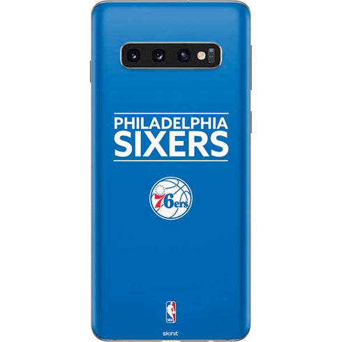 NBA Philadelphia 76ers Standard - Blue Galaxy S10 Skin