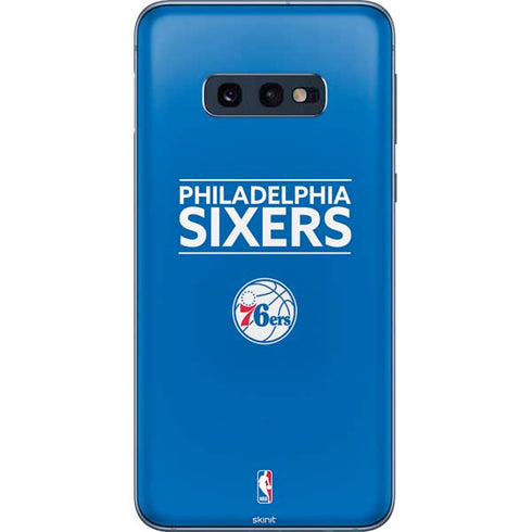 NBA Philadelphia 76ers Standard - Blue Galaxy S10e Skin