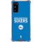 NBA Philadelphia 76ers Standard - Blue Galaxy S20 FE Clear Case