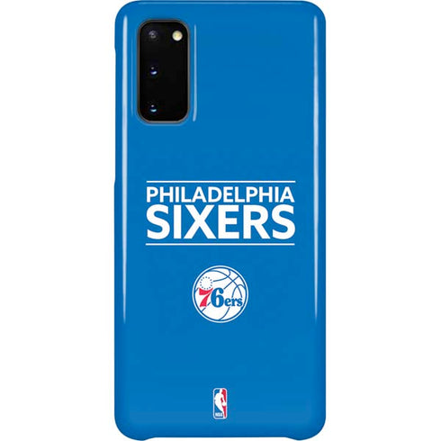 NBA Philadelphia 76ers Standard - Blue Galaxy S20 Lite Case