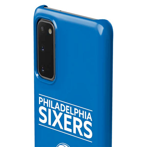 NBA Philadelphia 76ers Standard - Blue Galaxy S20 Lite Case