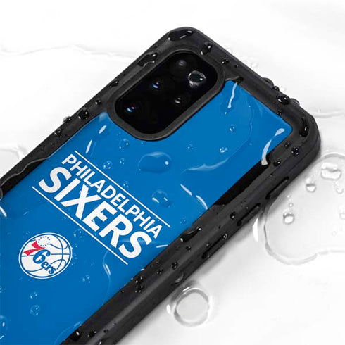 NBA Philadelphia 76ers Standard - Blue Galaxy S20 Plus Waterproof Case