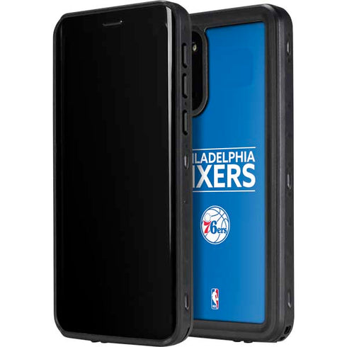 NBA Philadelphia 76ers Standard - Blue Galaxy S20 Waterproof Case