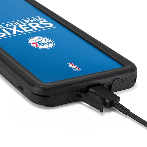 NBA Philadelphia 76ers Standard - Blue Galaxy S20 Waterproof Case