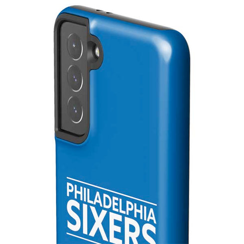 NBA Philadelphia 76ers Standard - Blue Galaxy S21 5G Pro Case