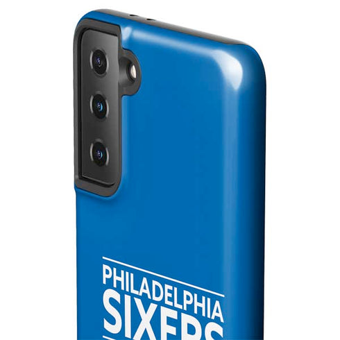 NBA Philadelphia 76ers Standard - Blue Galaxy S21 Plus 5G Pro Case