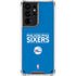 NBA Philadelphia 76ers Standard - Blue Galaxy S21 Ultra 5G Clear Case