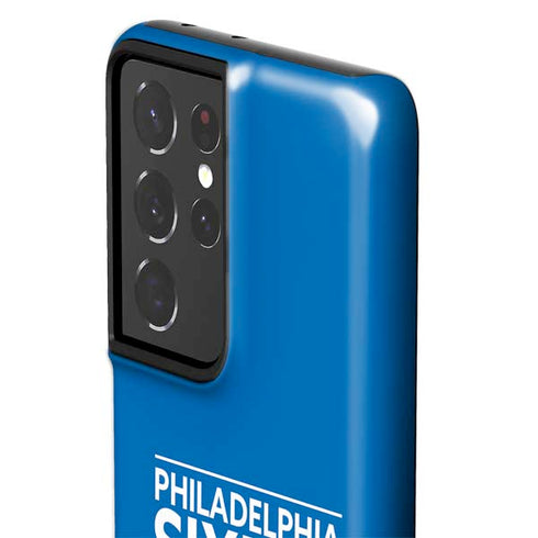 NBA Philadelphia 76ers Standard - Blue Galaxy S21 Ultra 5G Pro Case