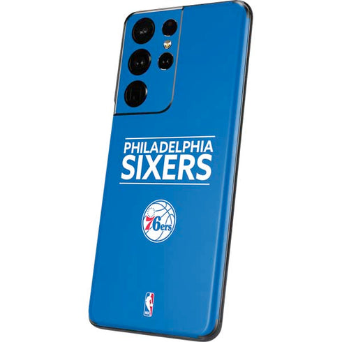 NBA Philadelphia 76ers Standard - Blue Galaxy S21 Ultra 5G Skin