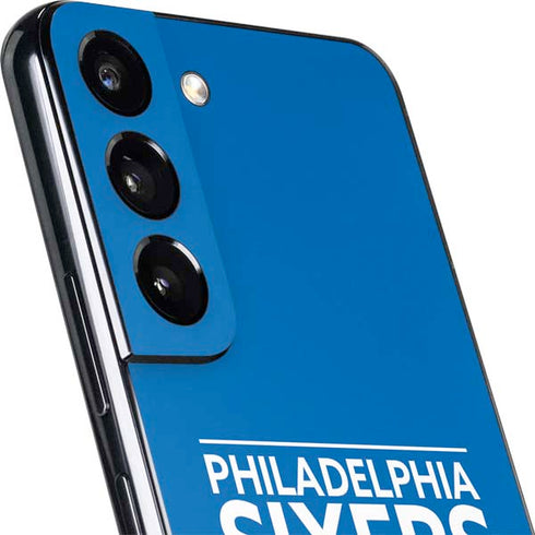 NBA Philadelphia 76ers Standard - Blue Galaxy S22 Skin