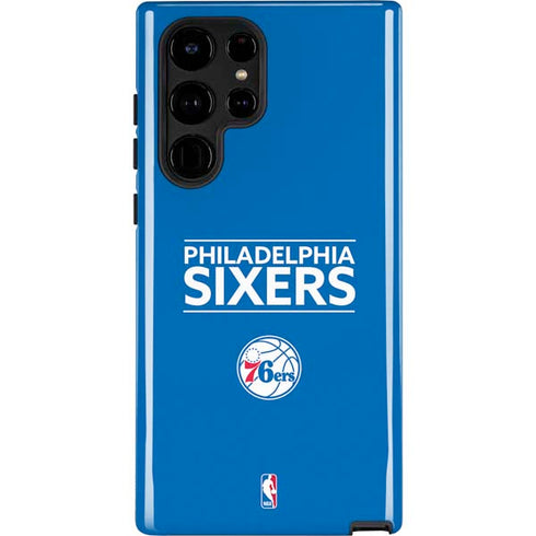 NBA Philadelphia 76ers Standard - Blue Galaxy S22 Ultra Pro Case