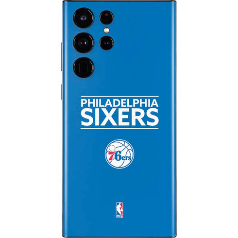 NBA Philadelphia 76ers Standard - Blue Galaxy S22 Ultra Skin