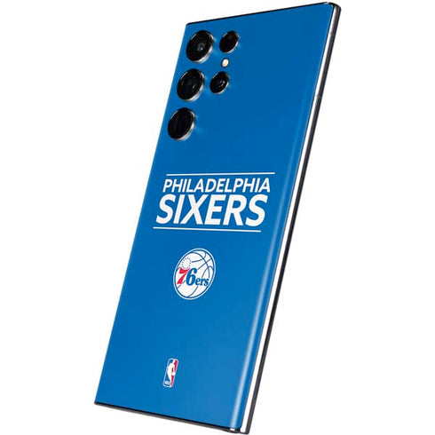 NBA Philadelphia 76ers Standard - Blue Galaxy S22 Ultra Skin