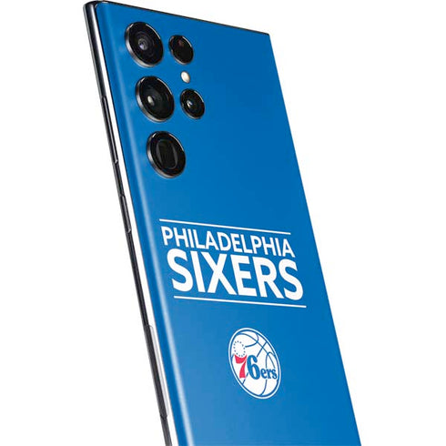 NBA Philadelphia 76ers Standard - Blue Galaxy S22 Ultra Skin