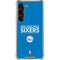 NBA Philadelphia 76ers Standard - Blue Galaxy S23 Clear Case