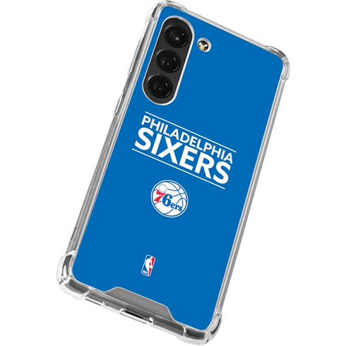 NBA Philadelphia 76ers Standard - Blue Galaxy S23 Clear Case