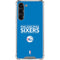 NBA Philadelphia 76ers Standard - Blue Galaxy S23 Plus Clear Case